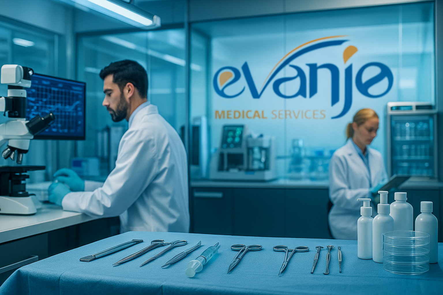 20251005 2020 futuristic medical laboratory remix 01k6tp4a6zf43rnzfxv2t8a544